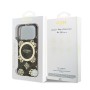 Funda Guess iPhone 17 Pro Max Negro MagSafe | Peony 4G Pattern