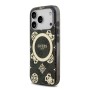 Funda Guess iPhone 17 Pro Negro MagSafe | Peony 4G Pattern