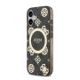 Funda Guess iPhone 17 Negro MagSafe | Peony 4G Pattern