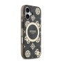 Funda Guess iPhone 17 Negro MagSafe | Peony 4G Pattern