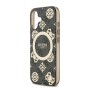 Funda Guess iPhone 17 Negro MagSafe | Peony 4G Pattern