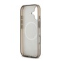 Funda Guess iPhone 17 Negro MagSafe | Peony 4G Pattern