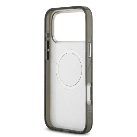 Funda Karl Lagerfeld iPhone 17 Pro Max Negra Glitter | MagSafe