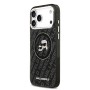 Funda Karl Lagerfeld iPhone 17 Pro Max Negra Glitter | MagSafe