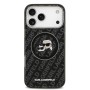 Funda Karl Lagerfeld iPhone 17 Pro Max Negra Glitter | MagSafe