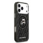 Funda Karl Lagerfeld iPhone 17 Pro Max Negra Glitter | MagSafe