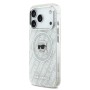 Funda Karl Lagerfeld iPhone 17 Pro Max Gris | MagSafe y Karl Head