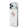 Funda Espejo Guess iPhone 17 Pro Max Rosa MagSafe | Logo 4G Glitter