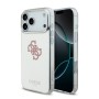 Funda Espejo Guess iPhone 17 Pro Max Rosa MagSafe | Logo 4G Glitter