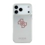 Funda Espejo Guess iPhone 17 Pro Max Rosa MagSafe | Logo 4G Glitter