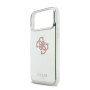 Funda Espejo Guess iPhone 17 Pro Max Rosa MagSafe | Logo 4G Glitter