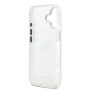 Funda Karl Lagerfeld iPhone 17 Gris Transparente | MagSafe y Logo Avatar