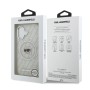 Funda Karl Lagerfeld iPhone 17 Gris Transparente | MagSafe y Logo Avatar