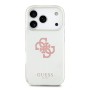 Funda Espejo Guess iPhone 17 Pro Rosa MagSafe | Logo 4G Glitter