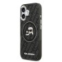 Funda Karl Lagerfeld iPhone 17 Negra Glitter | MagSafe K&C