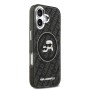 Funda Karl Lagerfeld iPhone 17 Negra Glitter | MagSafe K&C