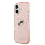 Funda Karl Lagerfeld iPhone 17 Rosa Glitter | MagSafe K&C
