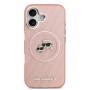 Funda Karl Lagerfeld iPhone 17 Rosa Glitter | MagSafe K&C