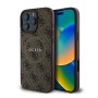 Funda Guess iPhone 16 Pro Max Marrón MagSafe | Piel Sintética 4G Classic