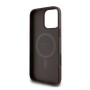 Funda Guess iPhone 16 Pro Max Marrón MagSafe | Piel Sintética 4G Classic