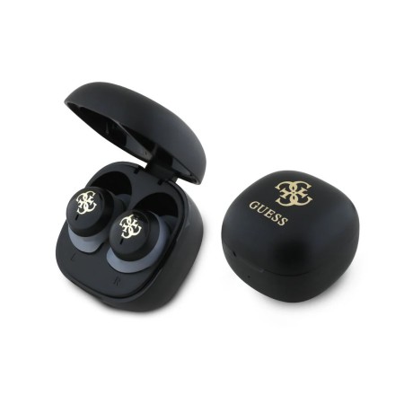 Auriculares Guess TWS Negros | Bluetooth 5.3 y Estuche 4G Logo
