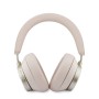 Auriculares Bluetooth Guess con Cancelación de Ruido (ENC) – Piel Sintética con Estuche y Logo 4G – Rosa Pastel