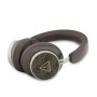 Auriculares Bluetooth Guess con Cancelación de Ruido (ENC) – Piel Sintética con Estuche y Logo 4G – Marrón