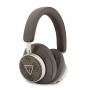 Auriculares Bluetooth Guess con Cancelación de Ruido (ENC) – Piel Sintética con Estuche y Logo 4G – Marrón