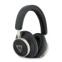 Auriculares Bluetooth Guess con Cancelación de Ruido (ENC) – Piel Sintética con Estuche y Logo 4G – Negro