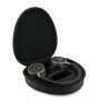 Auriculares Bluetooth Guess con Cancelación de Ruido (ENC) – Piel Sintética con Estuche y Logo 4G – Negro