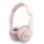 Auriculares Guess Bluetooth Rosa | Metal Logo Script | 30h Batería