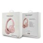Auriculares Guess Bluetooth Rosa | Metal Logo Script | 30h Batería