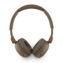 Auriculares Guess Bluetooth Marrón | Metal Logo Script | 30h Batería