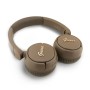 Auriculares Guess Bluetooth Marrón | Metal Logo Script | 30h Batería