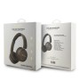 Auriculares Guess Bluetooth Marrón | Metal Logo Script | 30h Batería