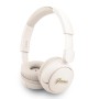 Auriculares Guess Bluetooth Beige | Metal Logo Script | 30h Batería