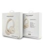 Auriculares Guess Bluetooth Beige | Metal Logo Script | 30h Batería