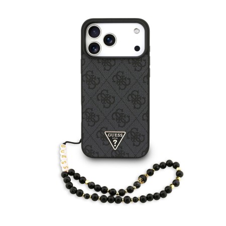 Funda Guess iPhone 17 Pro Negro MagSafe | 4G Triangle Logo