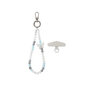 Colgante de Cristal Premium para Móvil con Mariposa de 96 Facetas y Enganches Metálicos - REF: 0807
