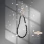 Colgante de Mano Premium para Móvil con Cuentas de Cristal y Detalle Floral Brillante - REF: 0814