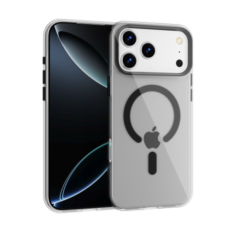 Funda para iPhone 17 Pro Rígida Semitransparente Antiamarilleo Negro