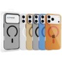 Funda para iPhone 17 Pro Max Rígida Semitransparente Antiamarilleo