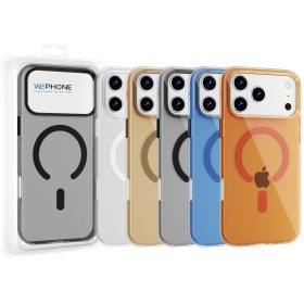 Funda iPhone 17 Pro Max MagSafe Semitransparente Antiamarilleo iPhone | Mayorista WePhone