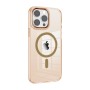 iPhone 15 Pro Max transparente Antiamarilleo bronce