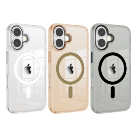 Funda para iPhone 16 transparente Antiamarilleo