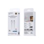 Cable de datos USB-C a USB-C 3A 3 m | PD60W TPE OD4.0 blanco | Mayorista de accesorios móviles en España