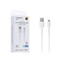 Cable de datos WD26 USB-A a Micro USB 3.4A 1m Blanco