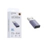 Adaptador de Datos USB 3.0 a Type-C 5 Gbps color Negro