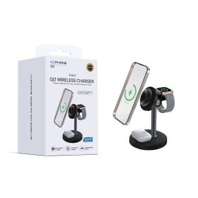 Cargador Inalámbrico Qi2 3 en 1 Wephone Q11 | 20.5W Carga Rápida
