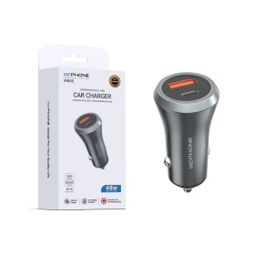 Cargador de Coche Metálico 48W Wephone WB05 | PD 30W + QC 18W